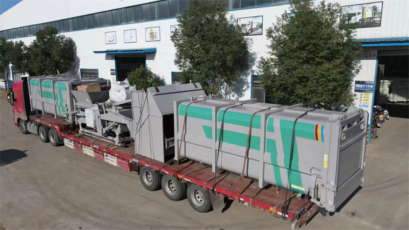 22方大型分體式垃圾壓縮站發(fā)往美麗新疆 22方大型分體式垃圾壓縮站發(fā)往美麗新疆